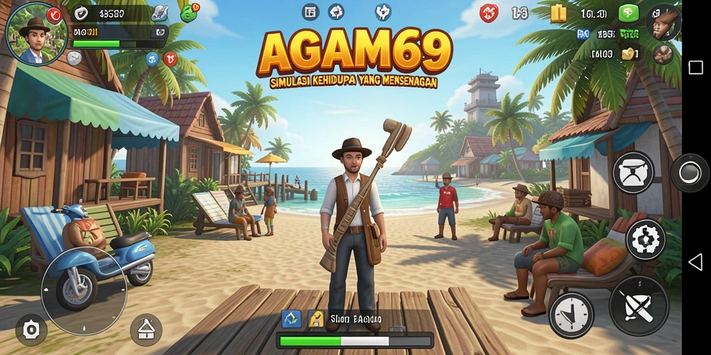 Tampilan gameplay <strong>AGAM69</strong> yang interaktif dan menarik.
