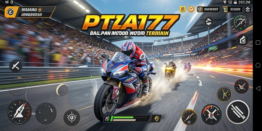 Gameplay menarik dari balapan motor PT777 dengan grafis yang memukau.