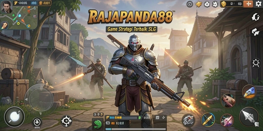 Tampilan gameplay menarik dari RAJAPANDA88 dengan aksi strategi real-time.