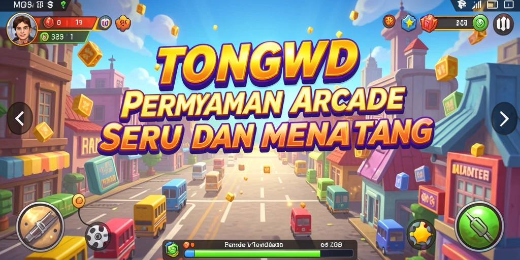 Tampilan gameplay seru dari TONGWD yang menguji keterampilan Anda.