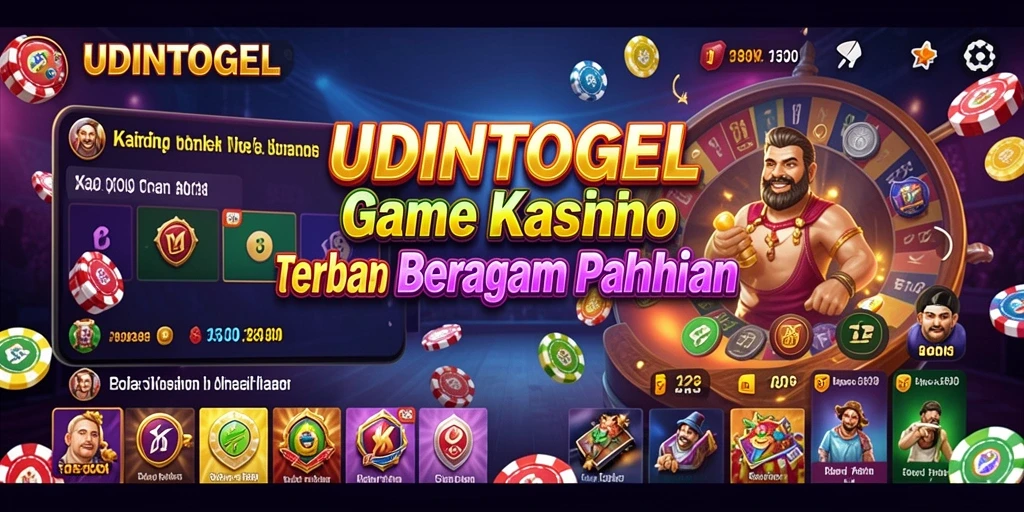 Screenshot gameplay UDINTOGEL menampilkan keseruan bermain game Kasino.