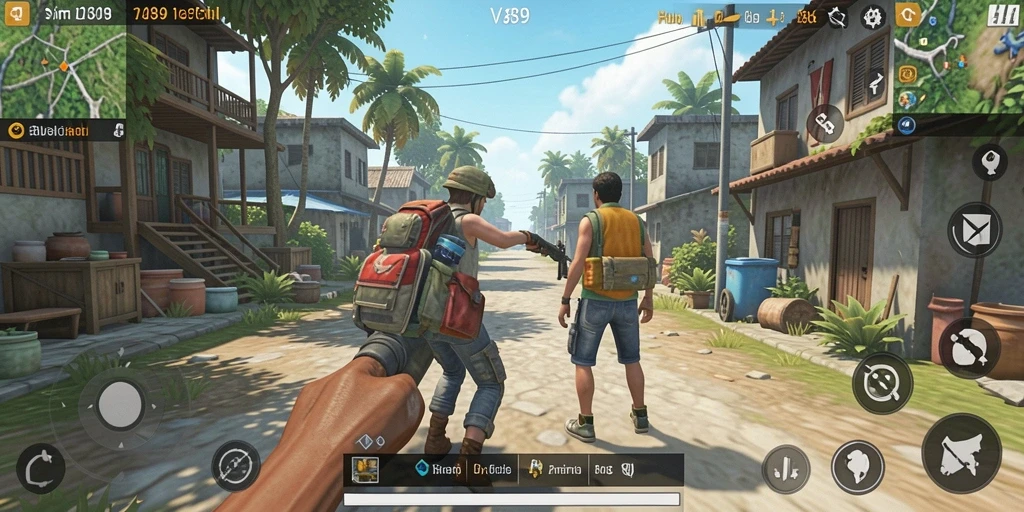 Screenshot V89 menampilkan gameplay simulasi yang mendebarkan.